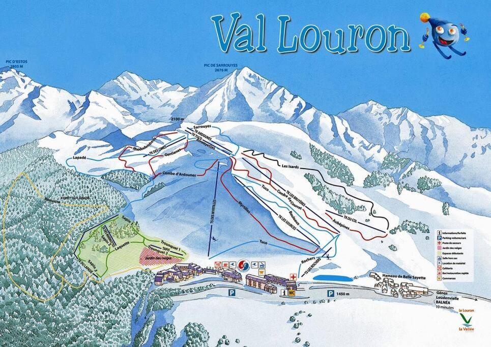 Appart 4-6 Pers Au Pied Des Pistes - Val Louron Genos Luaran gambar
